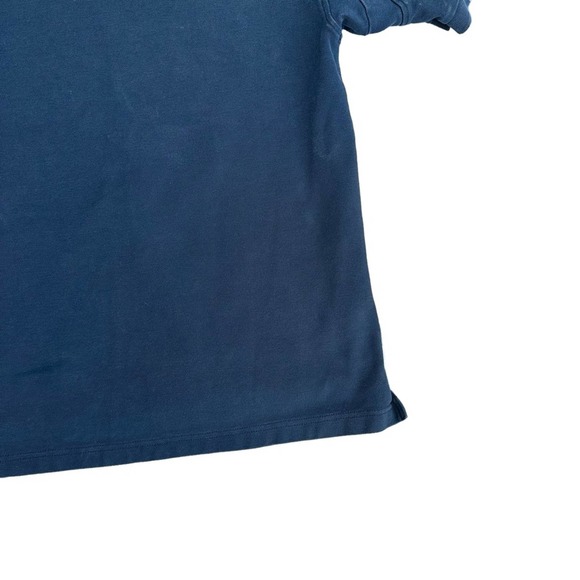 Orvis Polo Shirt Mens Short Sleeve Fishing Outdoors Stretch Collar Blue Large - Picture 12 of 12